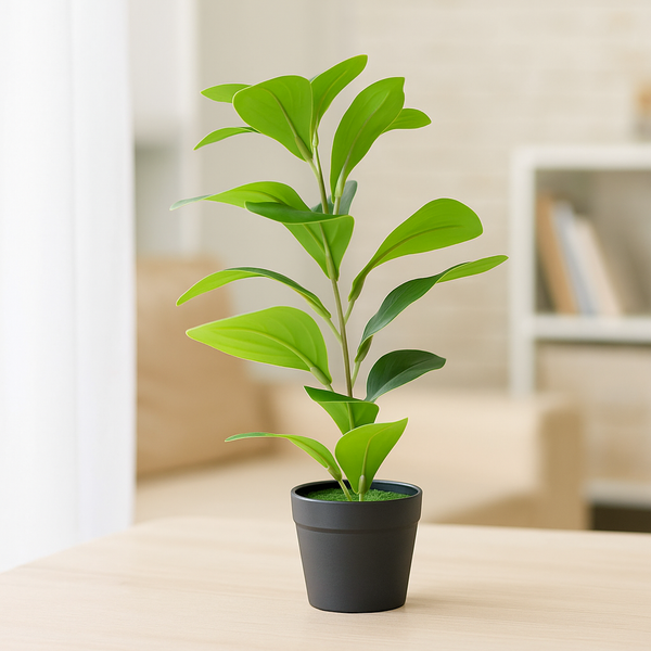 Planta artificial Peperomia con matera