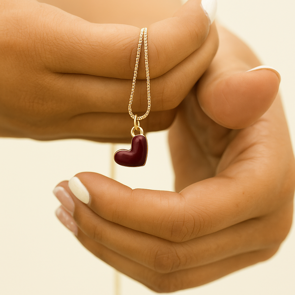 Juego corazón tinto