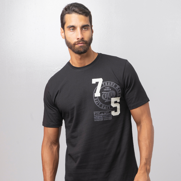 Camiseta hombre estampado 75