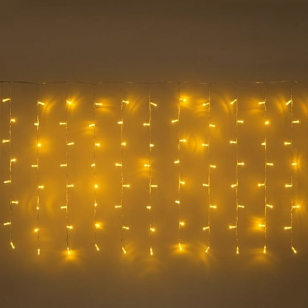 Luces cortina 200 bombillos 6 mts caída 45cm