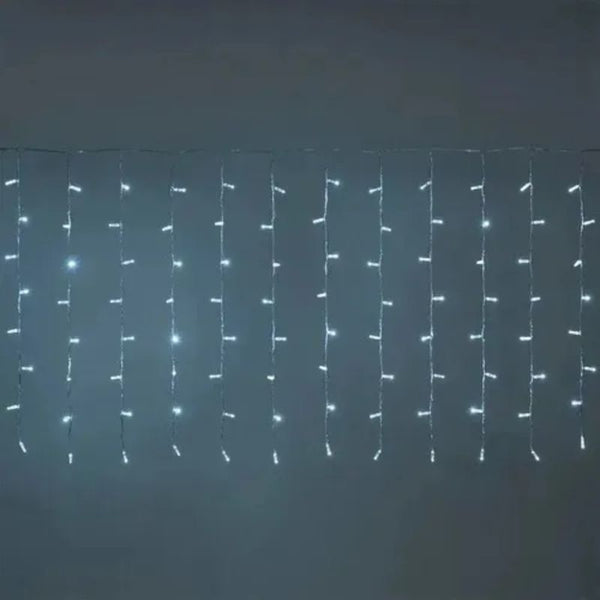 Luces cortina 200 bombillos 6 mts caída 45cm