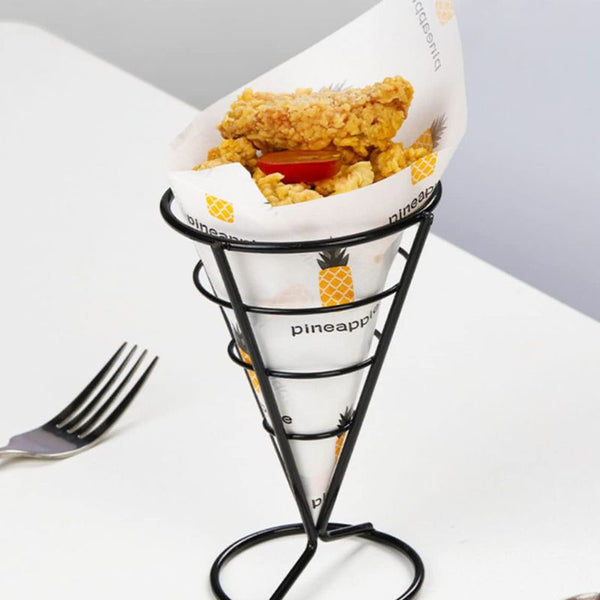 Servilletero metalico negro