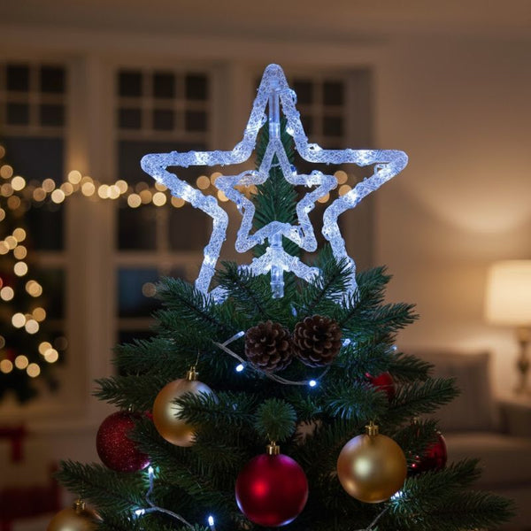 Luces led estrella 20 cm