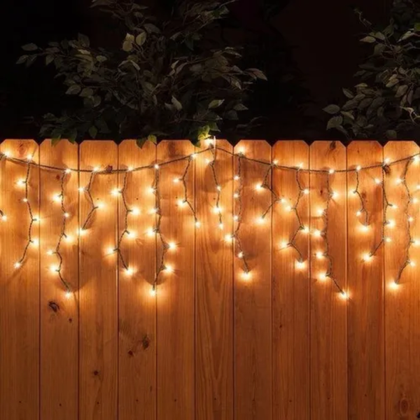 Luz led lluvia 6 mts - caída 1 mt