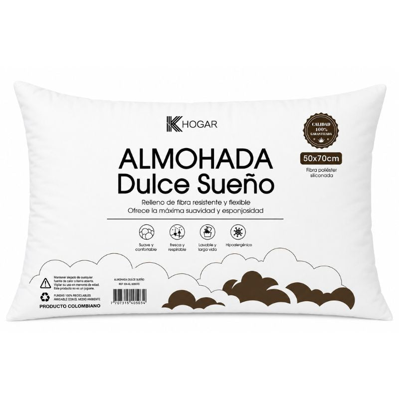 Almohada Dulce Sueño 50 por 70 centímetros