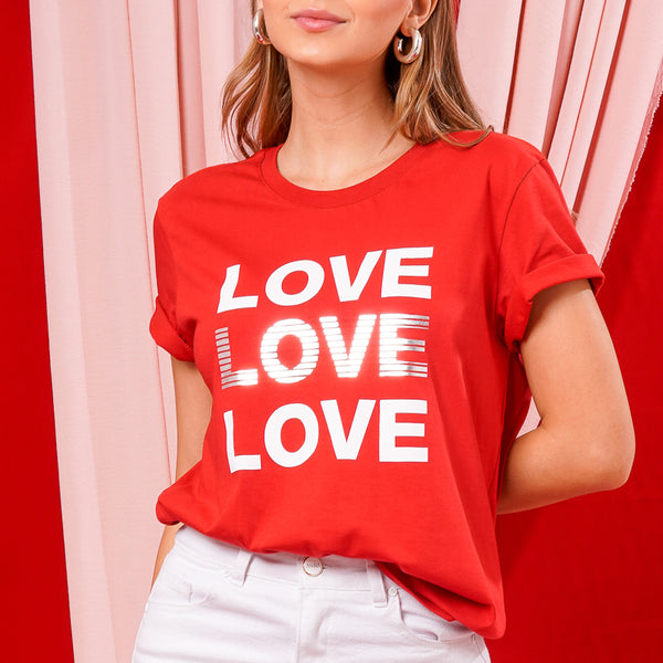 Camiseta básica love