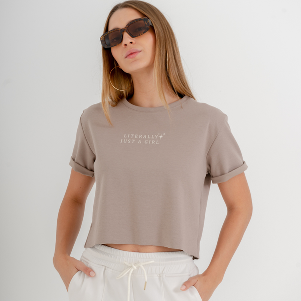 Camiseta corta literally