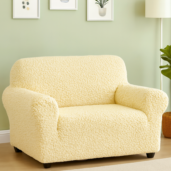 Forro protector de sofá 1 puesto - Textura rizada