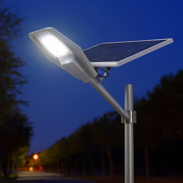 Lámpara solar de calle con panel