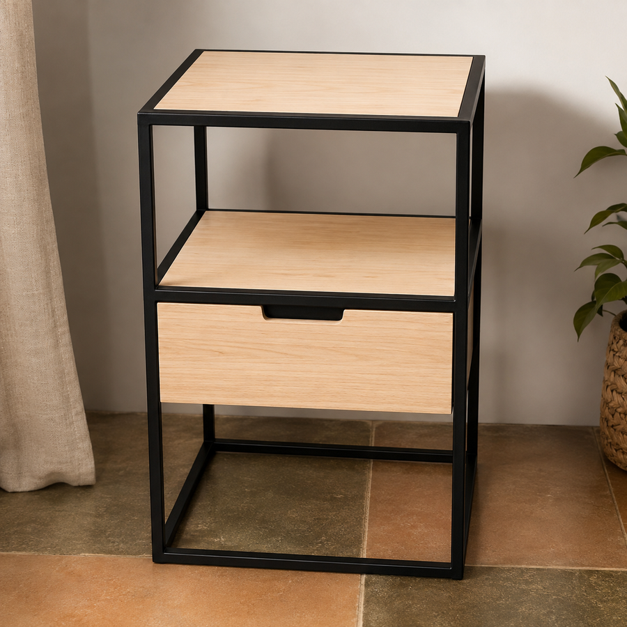 Nochero moderno con cajón