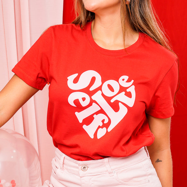 Camiseta básica self love