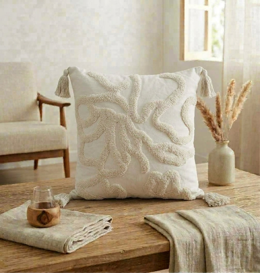 Cojín Decorativo Texturizado Natural Texturas