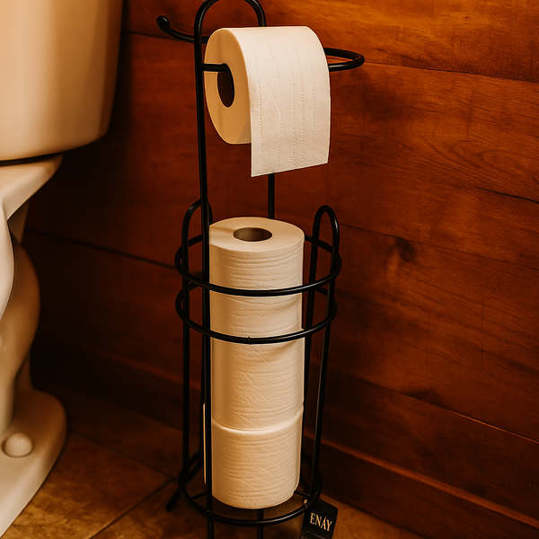 Estante organizador de papel higiénico