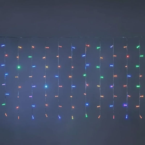 Luces cortina 200 bombillos 6 mts caída 45cm