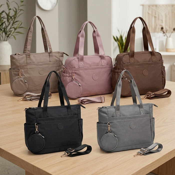 Morral casual con bolsillos organizadores