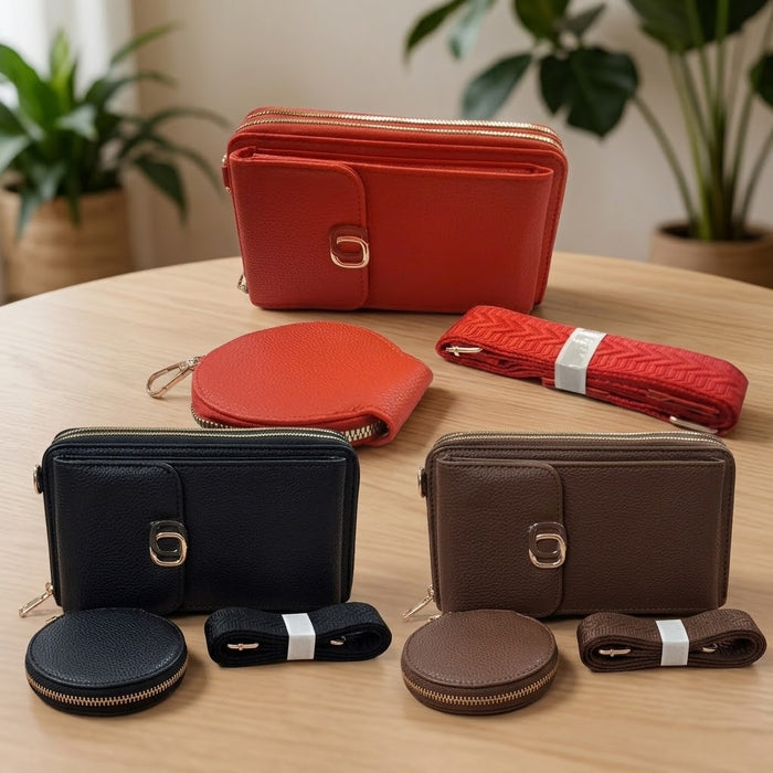 Bolso crossbody tipo billetera