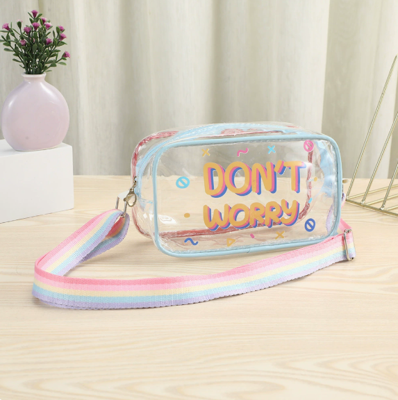 Bolso manos libres transparente