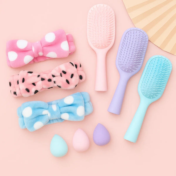 Set maquillaje con cepillo