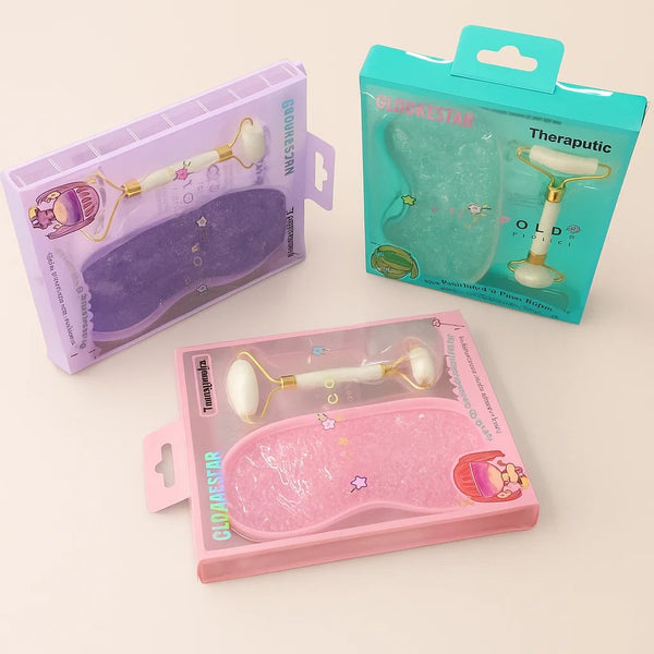 Set antifaz gel y masajeador