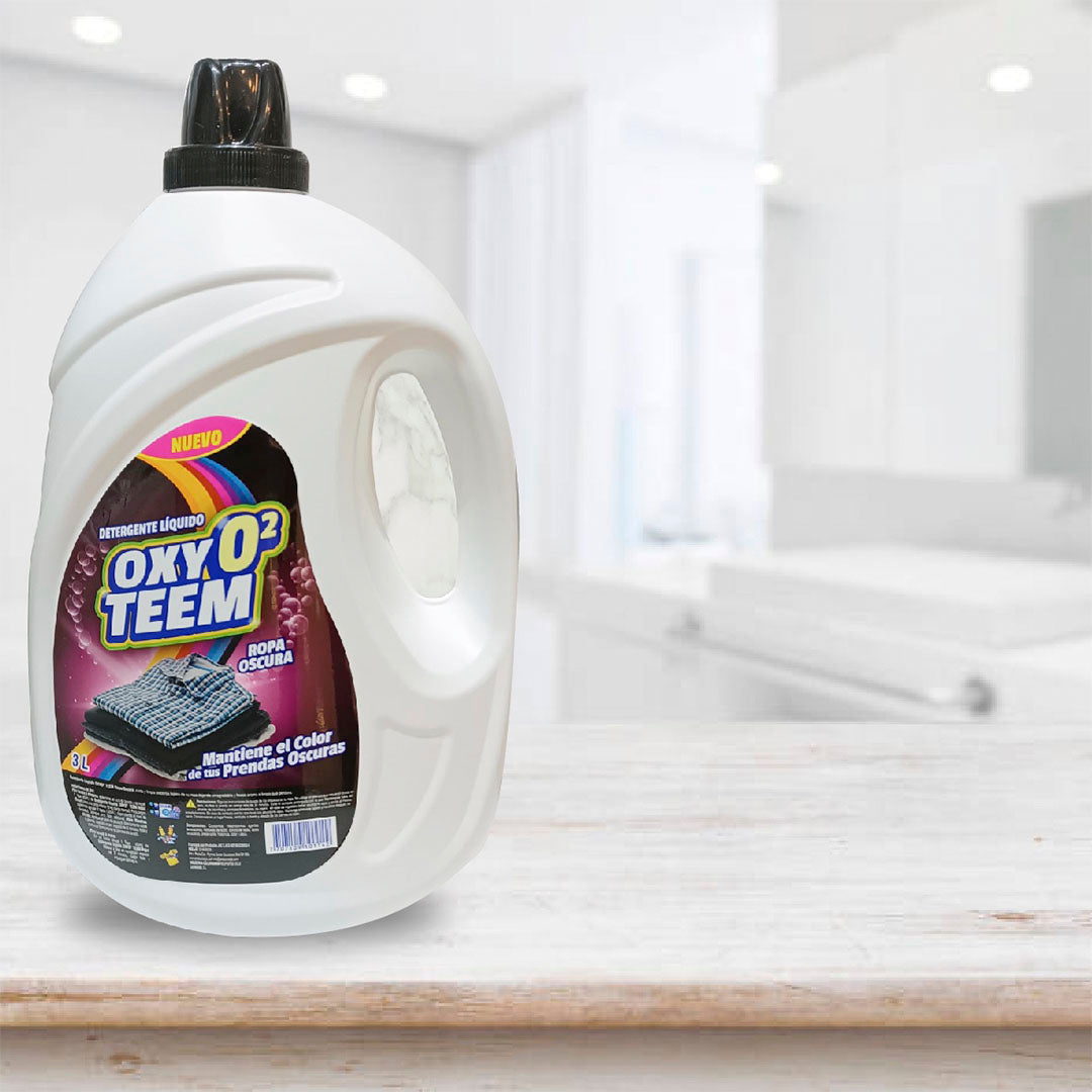 Detergente liquido ropa negra