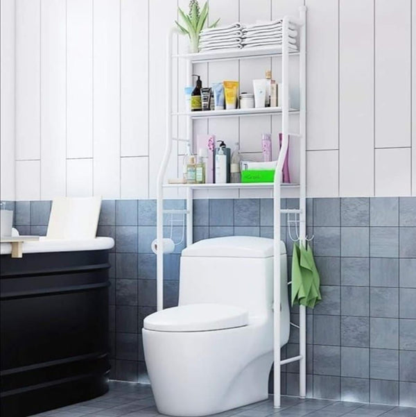 Estante organizador para baño metálico